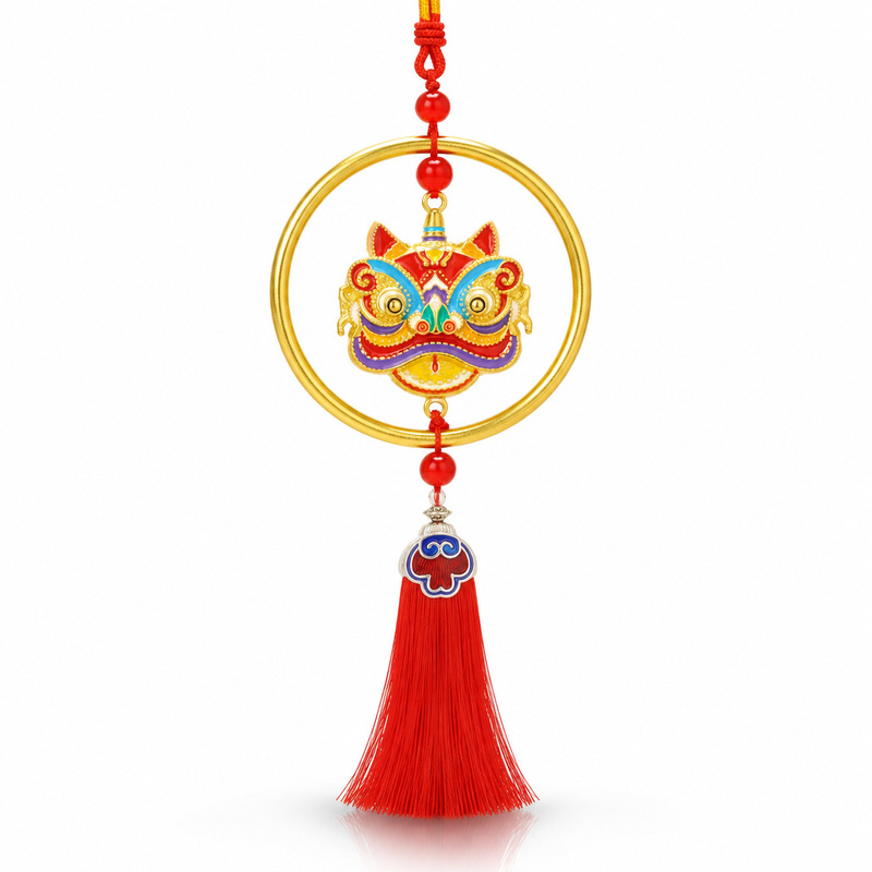 Interior Design Style - Chinese-Style Ornaments Featuring A Painted Lion