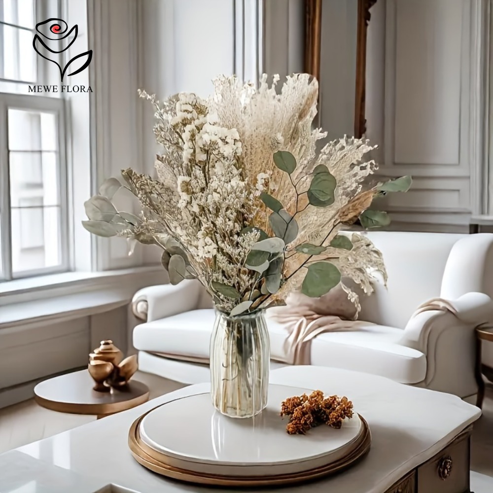 Natural Dried Flowers Bouquet  - đánh giá và giá Dried Pampas Bundle