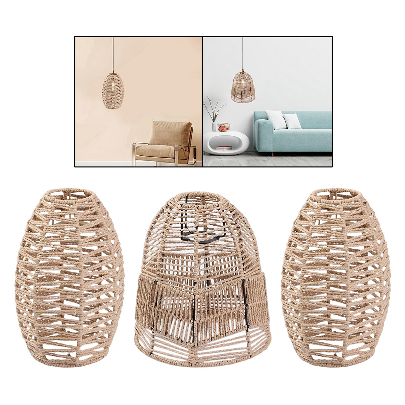 3pcs Pendant Lamp Shade Paper  - đánh giá và giá Wicker Pendant Shade