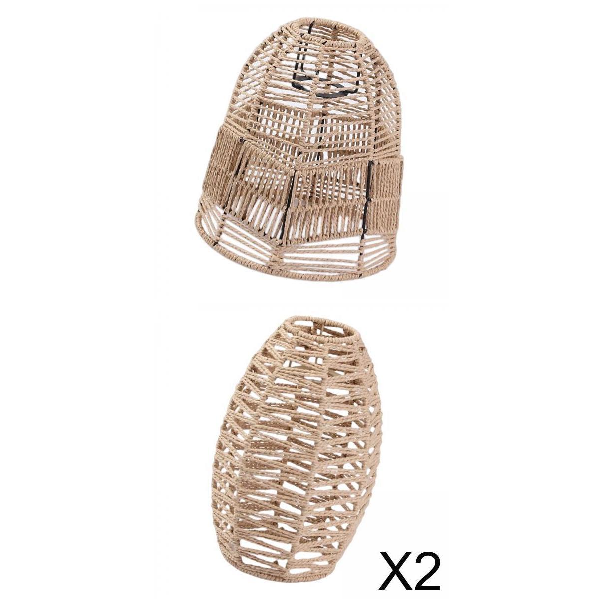 3pcs Pendant Lamp Shade Paper  - đánh giá và giá Wicker Pendant Shade