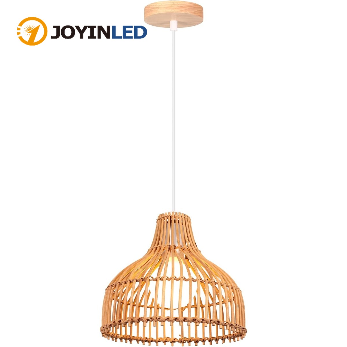 Rattan Woven Pendant Lamp Boho - đánh giá và giá Wicker Pendant Shade