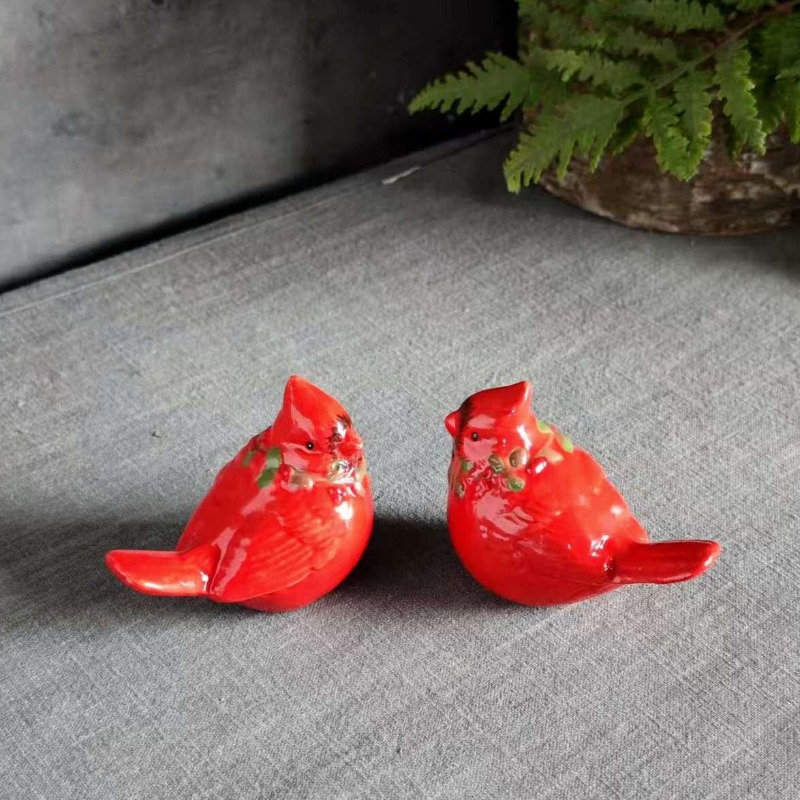 Nordic Ceramic Red Festive Bir - đánh giá và giá Interior Design School