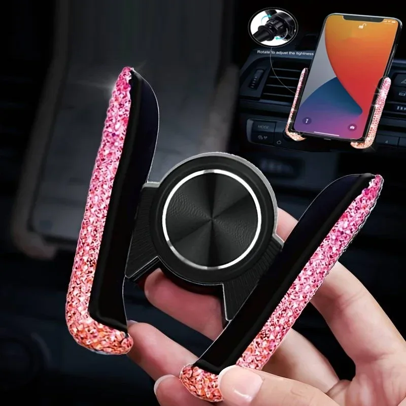 New Car Phone Holder Diamond C - đánh giá và giá Interior Design Texture