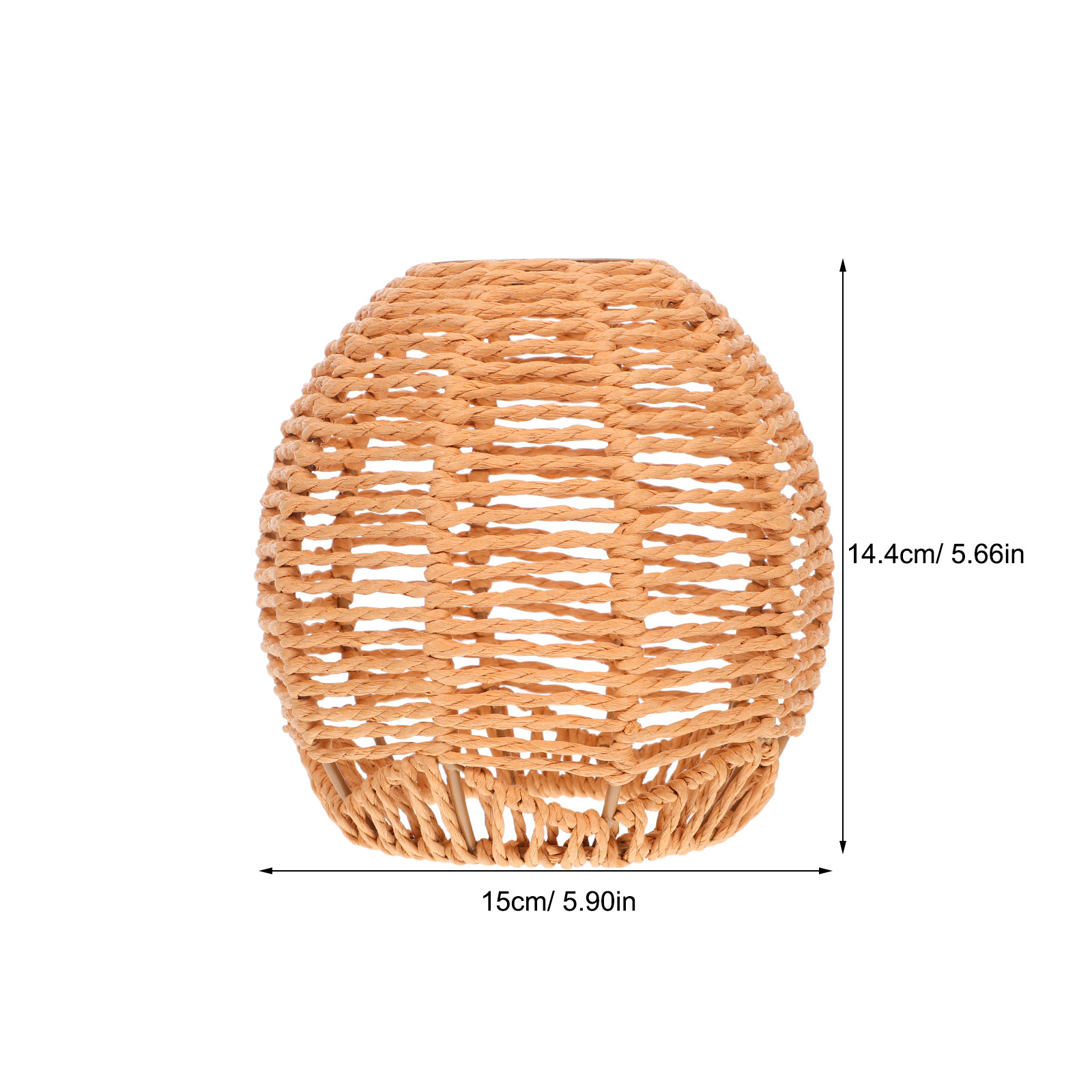 Nordic Paper Rope Wicker Lamp  - đánh giá và giá Wicker Pendant Shade