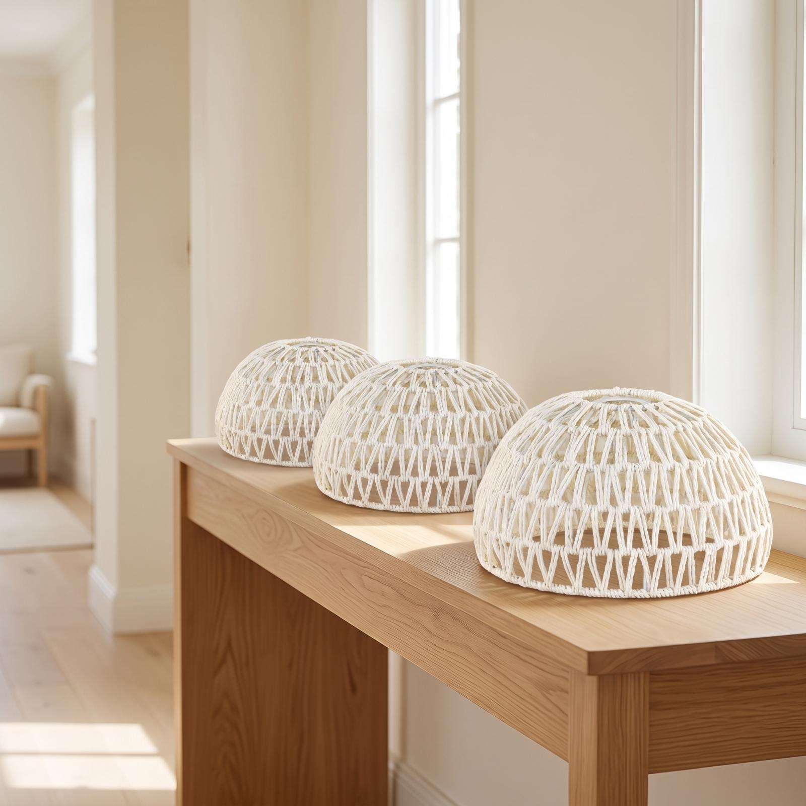 Wicker Style Paper Rope Lamp S - đánh giá và giá Wicker Pendant Shade