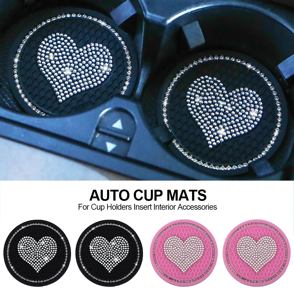 2Pcs Universal Car Heart Shape - đánh giá và giá Interior Design Texture