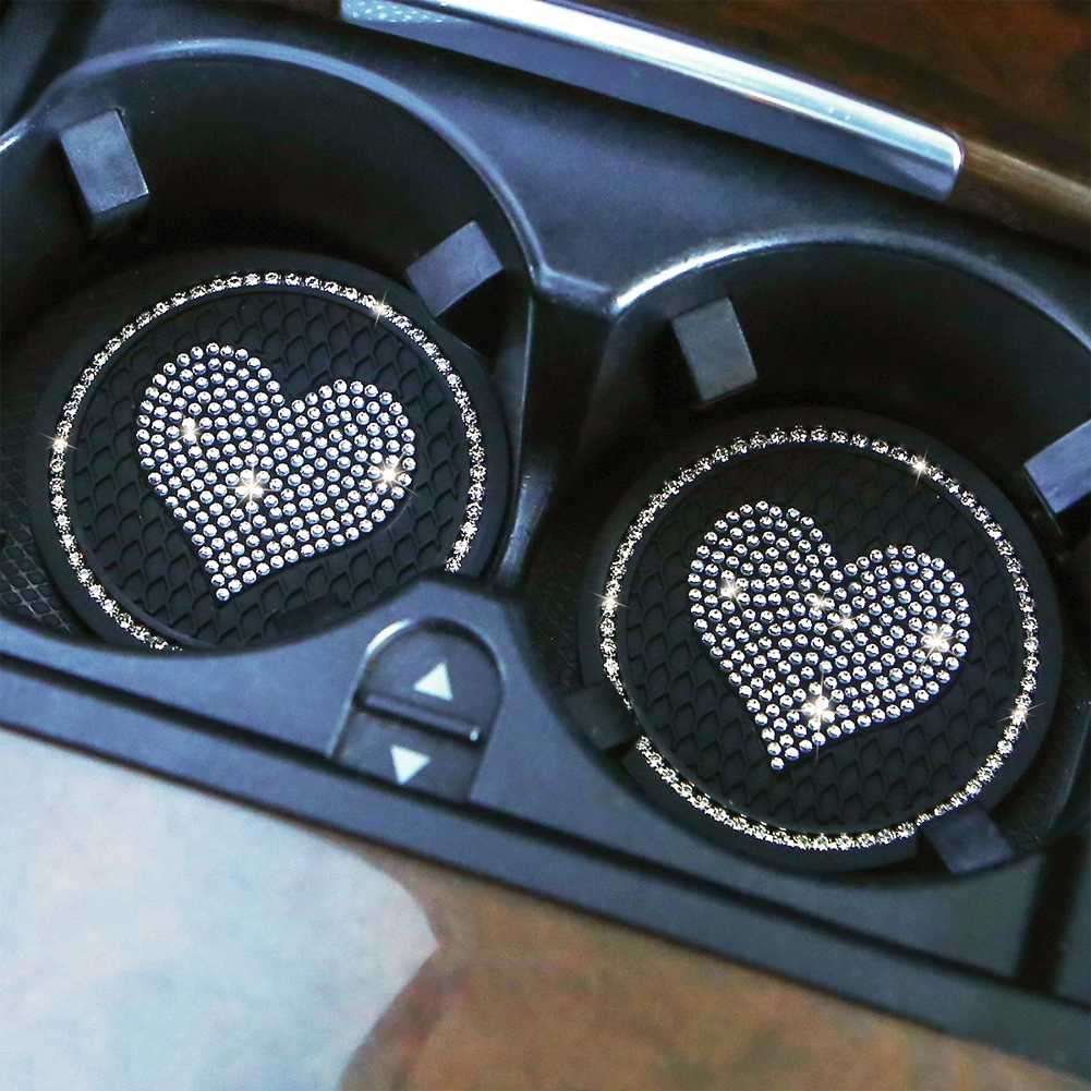 2Pcs Universal Car Heart Shape - đánh giá và giá Interior Design Texture