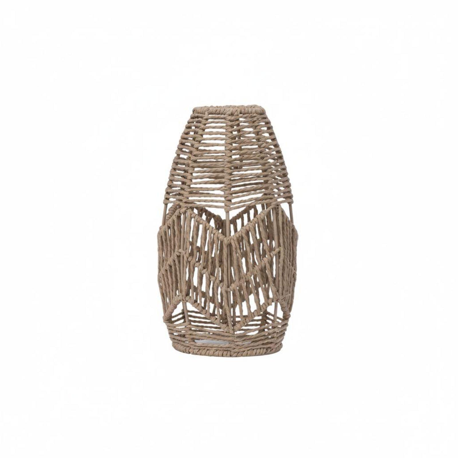 Handwoven Paper Rope Lamp Shad - đánh giá và giá Wicker Pendant Shade