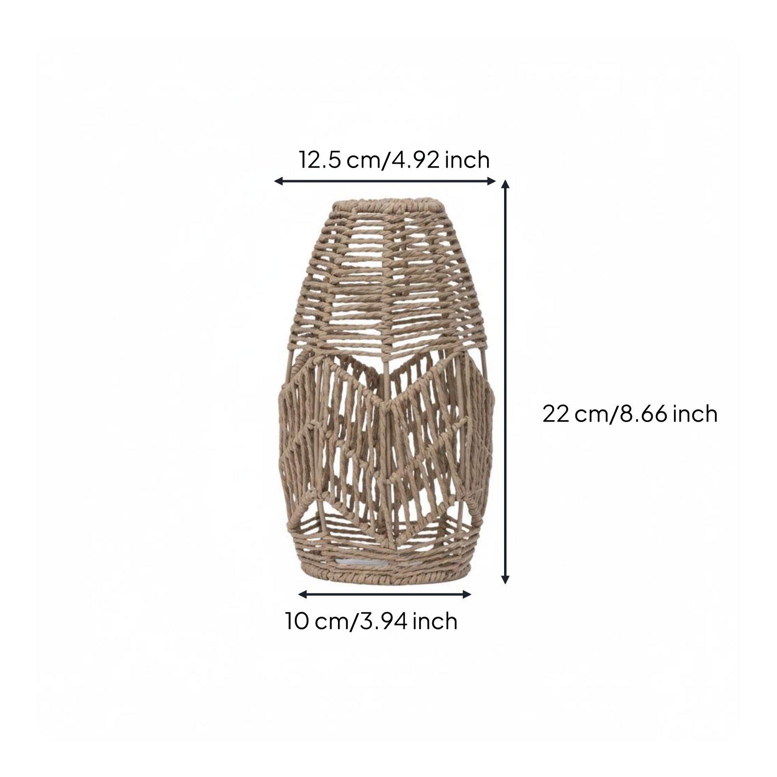 Handwoven Paper Rope Lamp Shad - đánh giá và giá Wicker Pendant Shade