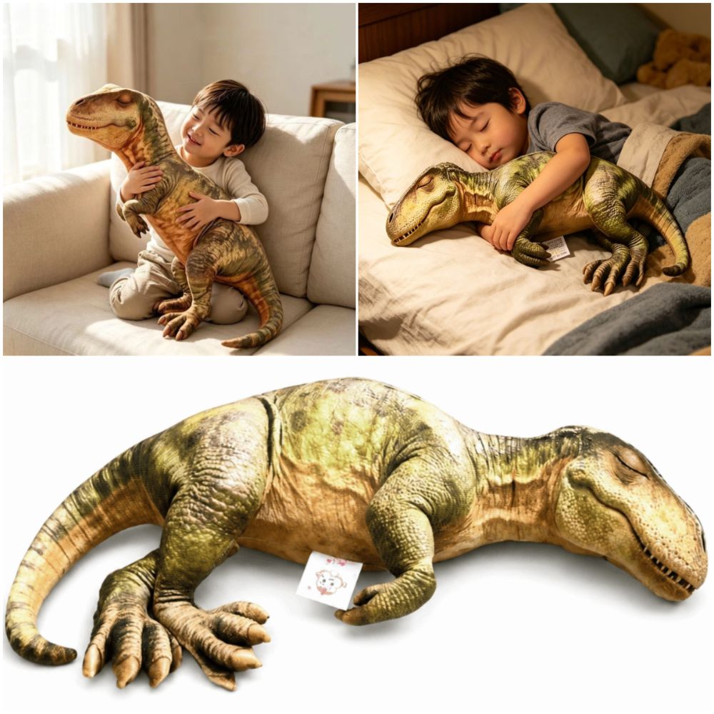 3D Design Dinosaur Pillow Life - đánh giá và giá Textured Throw Natural