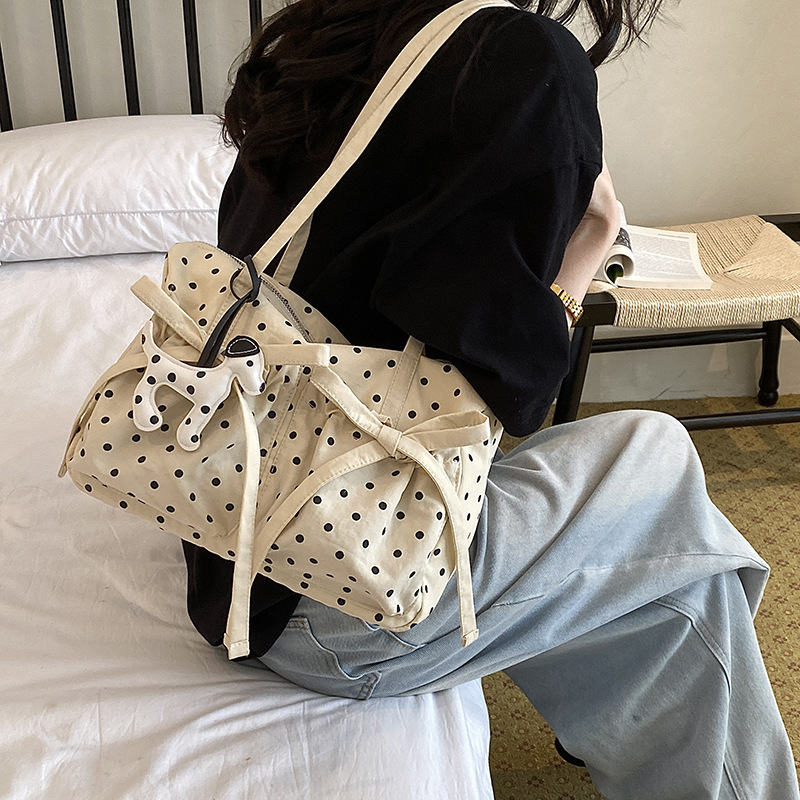 New Fashion Polka Dot Tote Bag - đánh giá và giá Interior Design Style