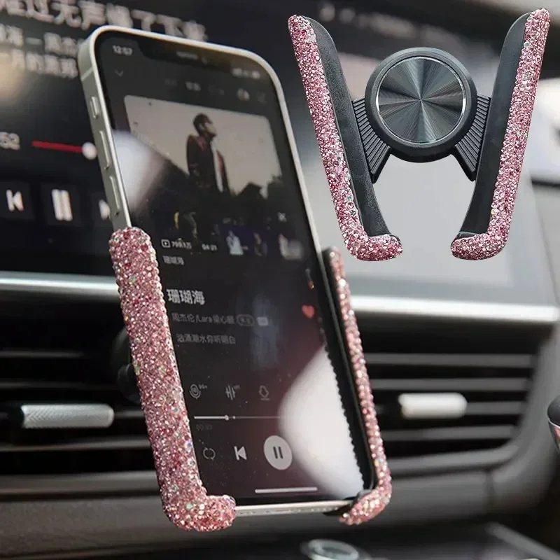 NEW Car Phone Holder Diamond C - đánh giá và giá Interior Design Texture